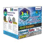 Aquawe – Set Materiali Filtri Akuariumi 3 in 1