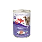 Ushqim i Lagësht – Mio 400 gr Mace – Sterile/me gjel deti