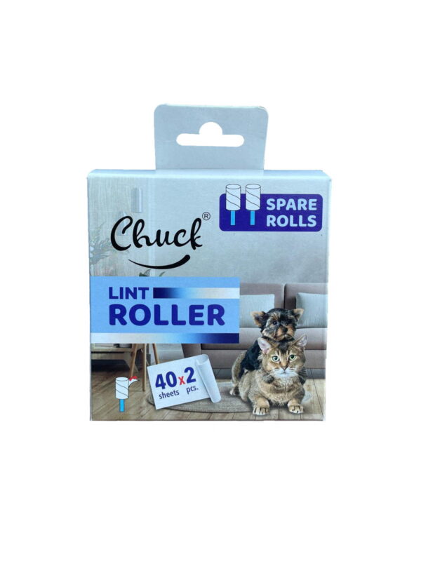 Chuck Rol zëvendësues për mbledhjen e qimeve - 40 fletë x 2 copë