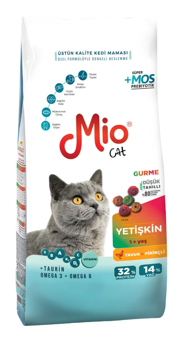 Ushqim i thatë - Mio 15 kg Mace - Gourmet
